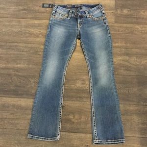 Silver Bootcut Jeans